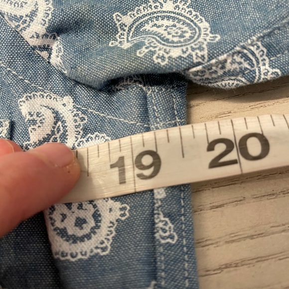 Saks Fifth Ave, Paisley Print Shirt Sz S - Picture 10 of 10